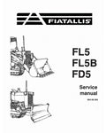 FIAT-ALLIS FD5, FL5 AND FL5B CRAWLER LOADER SERVICE MANUAL - PDF FILE