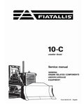 FIAT-ALLIS 10C CRAWLER DOZER SERVICE MANUAL - PDF FILE
