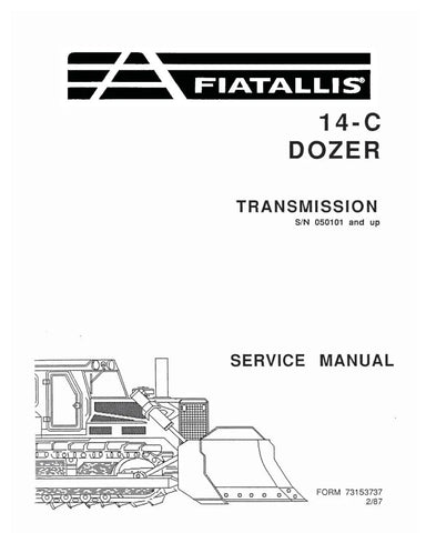 FIAT-ALLIS 14C CRAWLER DOZER ENGINE SERVICE MANUAL - PDF FILE
