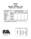 FIAT-ALLIS FL20 CRAWLER LOADER SERVICE MANUAL - PDF FILE