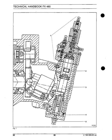FIAT-ALLIS FX480LC CRAWLER EXCAVATOR SERVICE MANUAL - PDF FILE