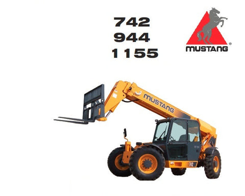 742, 944, 1155 - Mustang Telehandler Service Repair Manual PDF Download - Manual labs