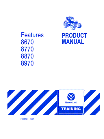 8670, 8770, 8870, 8970 - New Holland Operator's Manual 86560401 Download PDF - Manual labs