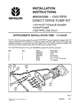 1475 1000 Rpm Dd Pump Ii - New Holland Operator's Manual 86564869 Download PDF - Manual labs