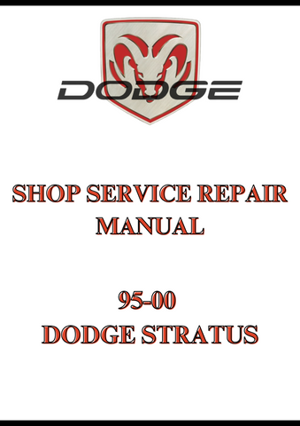 95-00 DODGE STRATUS SHOP SERVICE REPAIR MANUAL - PDF