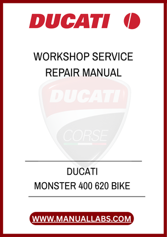 DUCATI MONSTER 400 620 BIKE WORKSHOP SERVICE REPAIR MANUAL - PDF FILE