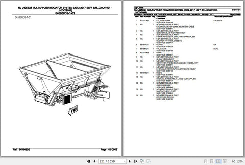 Enhance your agricultural efficiency with the AG-CHEM Multiplier Rogator System NL L4258G4 Parts Catalogue Manual (546114D1) in PDF format. This comprehensive manual