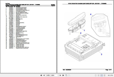 ENHANCE YOUR MAINTENANCE AND REPAIR CAPABILITIES WITH THE AG-CHEM ROGATOR CHASSIS 1074C PARTS CATALOGUE 506708D1, AVAILABLE IN A CONVENIENT PDF FORMAT