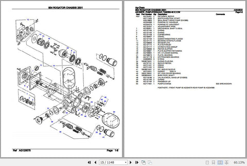 Enhance your maintenance and repair capabilities with the AG-CHEM ROGATOR CHASSIS 854 PARTS CATALOGUE MANUAL (AG546540) in PDF format