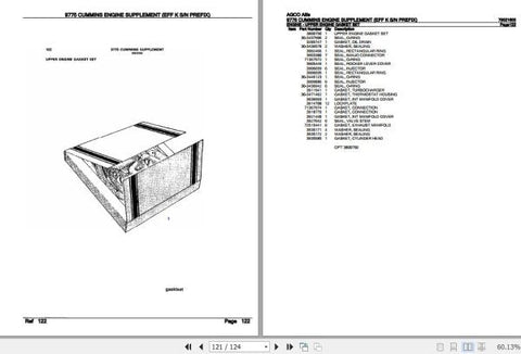 Discover the AGCO Allis Cummins Engine Supplement 9775 Spare Parts Catalogue Manual (79021600) in a convenient PDF format, designed for easy access and reference
