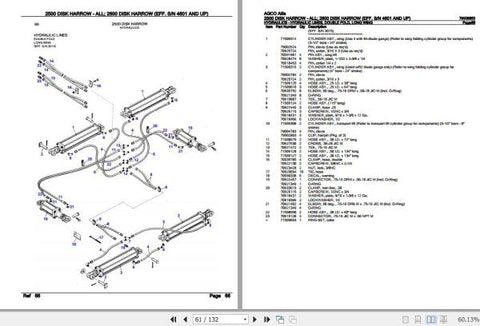 Enhance the performance and longevity of your AGCO Allis Disk Harrow with the comprehensive Spare Parts Catalogue