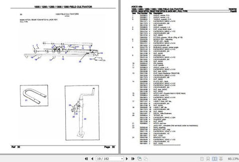 Enhance the efficiency of your AGCO Allis Field Cultivator with the comprehensive Spare Parts Catalogue Manual (79005792) available in PDF format. This essential resource
