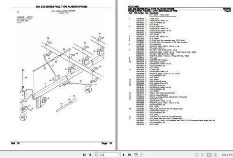 Enhance the performance and longevity of your AGCO Allis Seeding 330 and 333 series equipment with the comprehensive Spare Parts Catalogue (79005783) available