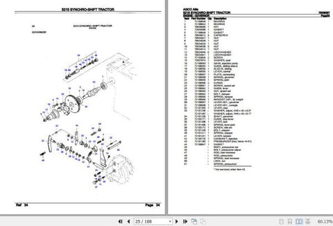 Unlock the full potential of your AGCO Allis Tractor 5215 with the comprehensive Synchro-Shift SPSRE Parts Catalogue Manual (79009297) in PDF format. This essential resource provides detailed diagrams and part numbers, ensuring you can easily identify and order the right components for maintenance and repairs