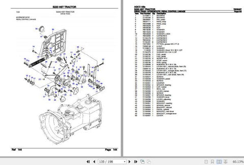 Enhance the longevity and performance of your AGCO Allis Tractor 5220 HST with our comprehensive Spare Parts Catalogue Manual (79009487). This easy-to-navigate PDF file provides detailed diagrams and part numbers, ensuring you can quickly identify and order the necessary components for maintenance and repairs. With this manual at your fingertips