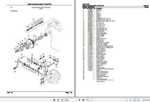 Enhance your AGCO Allis Tractor 5230 with the comprehensive Spare Parts Catalogue Manual (79007779) in PDF format. This essential resource provides detailed diagrams and part numbers, ensuring you can easily identify and order the right components for maintenance