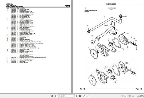 Enhance the longevity and performance of your AGCO Allis Tractor 7010 with our comprehensive Spare Parts Catalogue Manual (79005649) in PDF format. This essential resource provides