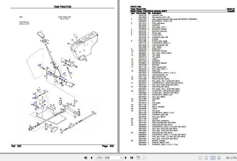 Enhance your AGCO Allis Tractor 7045 experience with the comprehensive Spare Parts Catalogue Manual (79005143) in PDF format. This essential resource provides detailed diagrams and part numbers, ensuring you can easily identify and order the right components