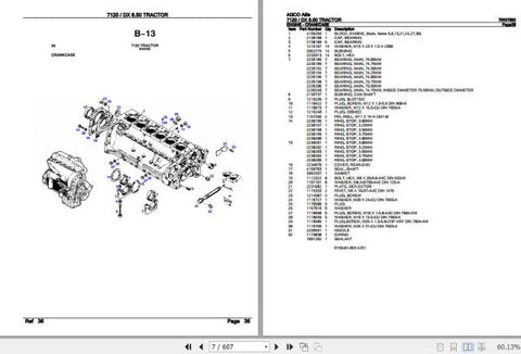 Enhance your AGCO Allis Tractor 7120 DX6.50 with the comprehensive Spare Parts Catalogue Manual (79007992) in PDF format. This essential resource provides detailed diagrams and part numbers, ensuring you can easily identify and order the right components