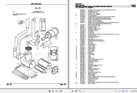 Enhance your AGCO Allis Tractor 8550 maintenance with the comprehensive Spare Parts Catalogue Manual (79005139) in PDF format. This essential resource provides detailed