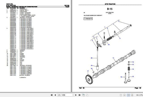 Enhance your AGCO Allis Tractor 8775 with the comprehensive Spare Parts Catalogue Manual (79017465) in PDF format. This essential resource provides detailed diagrams and part numbers