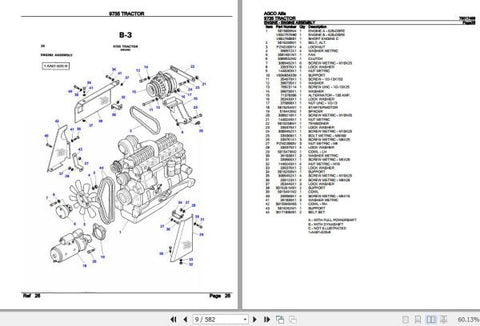 Enhance the longevity and performance of your AGCO Allis Tractor 9735 with our comprehensive Spare Parts Catalogue Manual (79017499) in PDF format. This essential resource provides detailed diagrams and part numbers, making it easy to identify and order