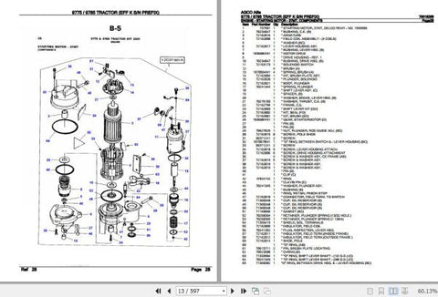 Unlock the full potential of your AGCO Allis Tractor 9775 and 9785 with the comprehensive Spare Parts Catalogue Manual (79019269) in PDF format. This essential resource provides detailed diagrams and part numbers, ensuring you can easily identify and order
