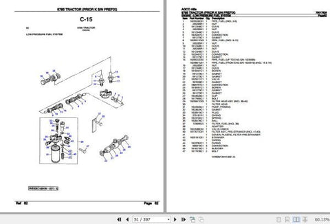 Unlock the power of your AGCO ALLIS TRACTOR 9785 with our comprehensive Spare Parts Catalogue Manual. This essential resource, identified by the part number 79017629, provides