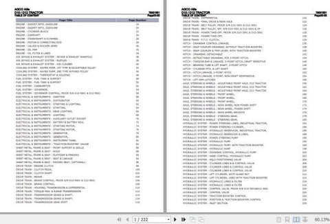 Unlock the power of your AGCO ALLIS TRACTOR with our comprehensive D10 D12 Spare Parts Catalogue Manual. This essential resource provides detailed schematics and part numbers