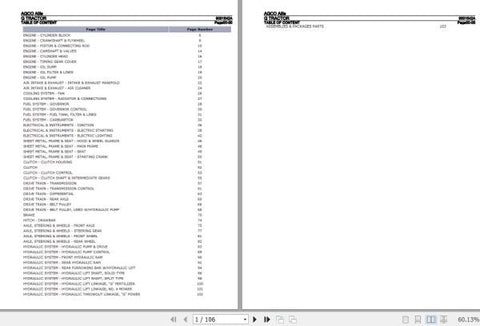 Unlock the power of your AGCO ALLIS TRACTOR with our comprehensive G SPARE PARTS CATALOGUE MANUAL 9001542A. This essential PDF file provides detailed information