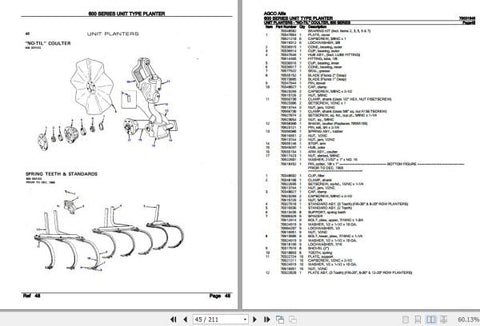 Enhance your agricultural efficiency with the AGCO Allis Unit Type Planter 600 Series Spare Parts Catalogue Manual (79001645). This comprehensive PDF file serves as an essential resource for farmers and equipment operators, providing detailed diagrams