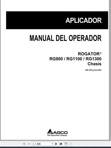  Enhance your operational efficiency with the AG Chem EU Applicator Rogator RG900-RG1300 Chassis Operator Manual, available in a convenient PDF format. This comprehensive guide provides essential information for the effective use and maintenance