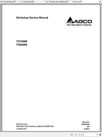 Enhance your maintenance capabilities with the AG CHEM EU APPLICATOR TG7300B TG8300B Workshop Service Manual (PDF File). This comprehensive guide provides detailed
