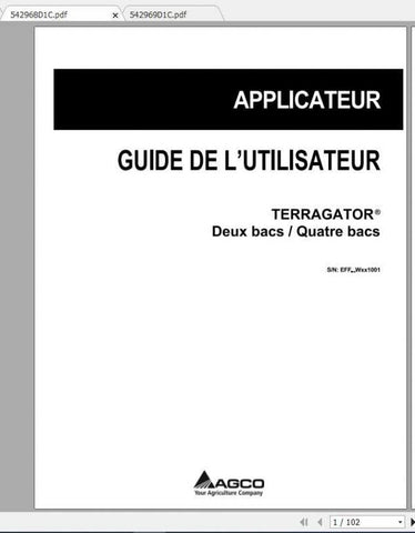 Enhance your operational efficiency with the AG Chem EU Applicator Twin Bin Four Bin Terragator Operator Manual, available in a convenient PDF format. This comprehensive guide provides