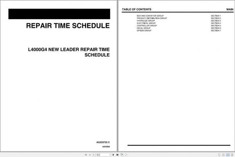 Enhance your maintenance efficiency with the AG CHEM L4000G4 New Leader Shop Repair Time Schedule Manual (AG333722C) in PDF format. This comprehensive guide provides detailed repair schedules and procedures tailored specifically for the L4000G4 model, ensuring that you can keep your equipment running smoothly

