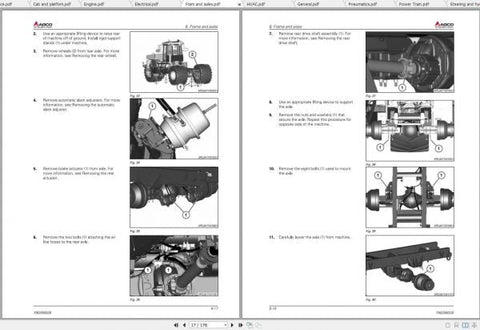 Enhance your maintenance capabilities with the AG CHEM TG7300B TG8300B Terragator Chassis Shop Service Manual (79035602B) in PDF format. This comprehensive guide provides detailed schematics, troubleshooting tips, and step-by-step repair instructions