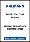 AHLMANN BAUMASCHINEN GMBH AS50 LOADER PARTS CATALOGUE MANUAL - PDF FILE