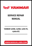 YANMAR 3JH5E, 4JH5E, 4JH4-TE, 4JH4-HTE MARINE DIESEL ENGINE SERVICE REPAIR MANUAL - PDF FILE