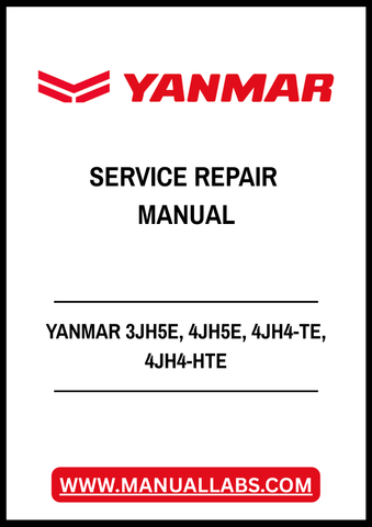 YANMAR 3JH5E, 4JH5E, 4JH4-TE, 4JH4-HTE MARINE DIESEL ENGINE SERVICE REPAIR MANUAL - PDF FILE