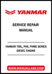 YANMAR T95L, PHE, PHME SERIES DIESEL ENGINE SERVICE REPAIR MANUAL - PDF FILE