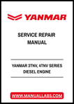 YANMAR 3TNV, 4TNV SERIES DIESEL ENGINE SERVICE REPAIR MANUAL - PDF FILE