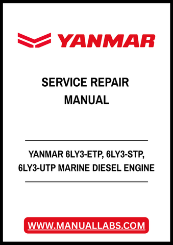 YANMAR 6LY3-ETP, 6LY3-STP, 6LY3-UTP MARINE DIESEL ENGINE SERVICE REPAIR MANUAL - PDF FILE