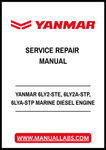 YANMAR 6LY2-STE, 6LY2A-STP, 6LYA-STP MARINE DIESEL ENGINE SERVICE REPAIR MANUAL - PDF FILE
