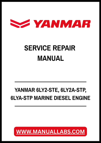 YANMAR 6LY2-STE, 6LY2A-STP, 6LYA-STP MARINE DIESEL ENGINE SERVICE REPAIR MANUAL - PDF FILE