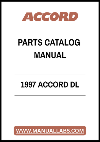 1997 ACCORD DL PARTS CATALOG MANUAL – PDF FILE