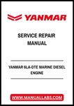 YANMAR 6LA-DTE MARINE DIESEL ENGINE SERVICE REPAIR MANUAL - PDF FILE