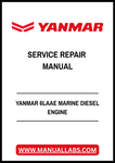 YANMAR 6LAAE MARINE DIESEL ENGINE SERVICE REPAIR MANUAL - PDF FILE