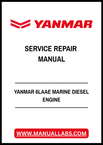 YANMAR 6LAAE MARINE DIESEL ENGINE SERVICE REPAIR MANUAL - PDF FILE