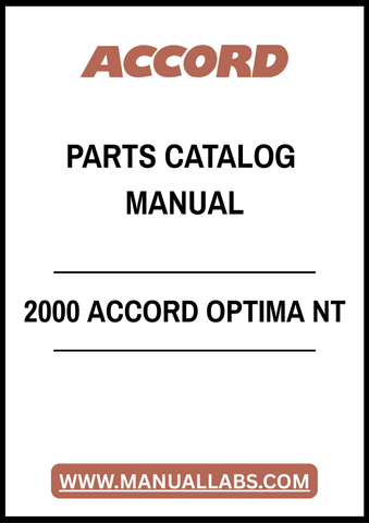 2000 ACCORD OPTIMA NT PARTS CATALOG MANUAL – PDF FILE