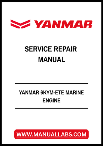 YANMAR 6KYM-ETE MARINE ENGINE SERVICE REPAIR MANUAL - PDF FILE